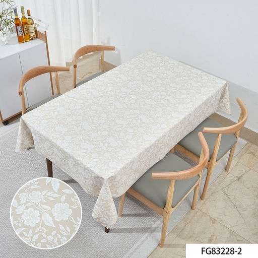 [TC680203] 350gsm 54" PVC with Leather Backing Tablecloth (25 Yard/Roll)