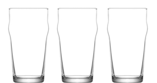 [GL5519] 3 pc 19.25oz(570 ml) Glass Beer Mug Set (4 sets/ctn)